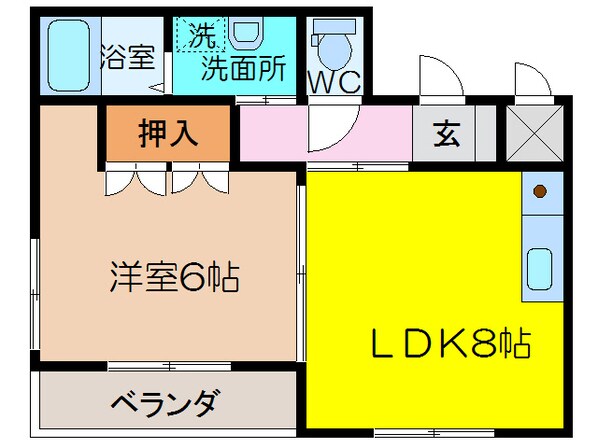 ボンヌールの物件間取画像